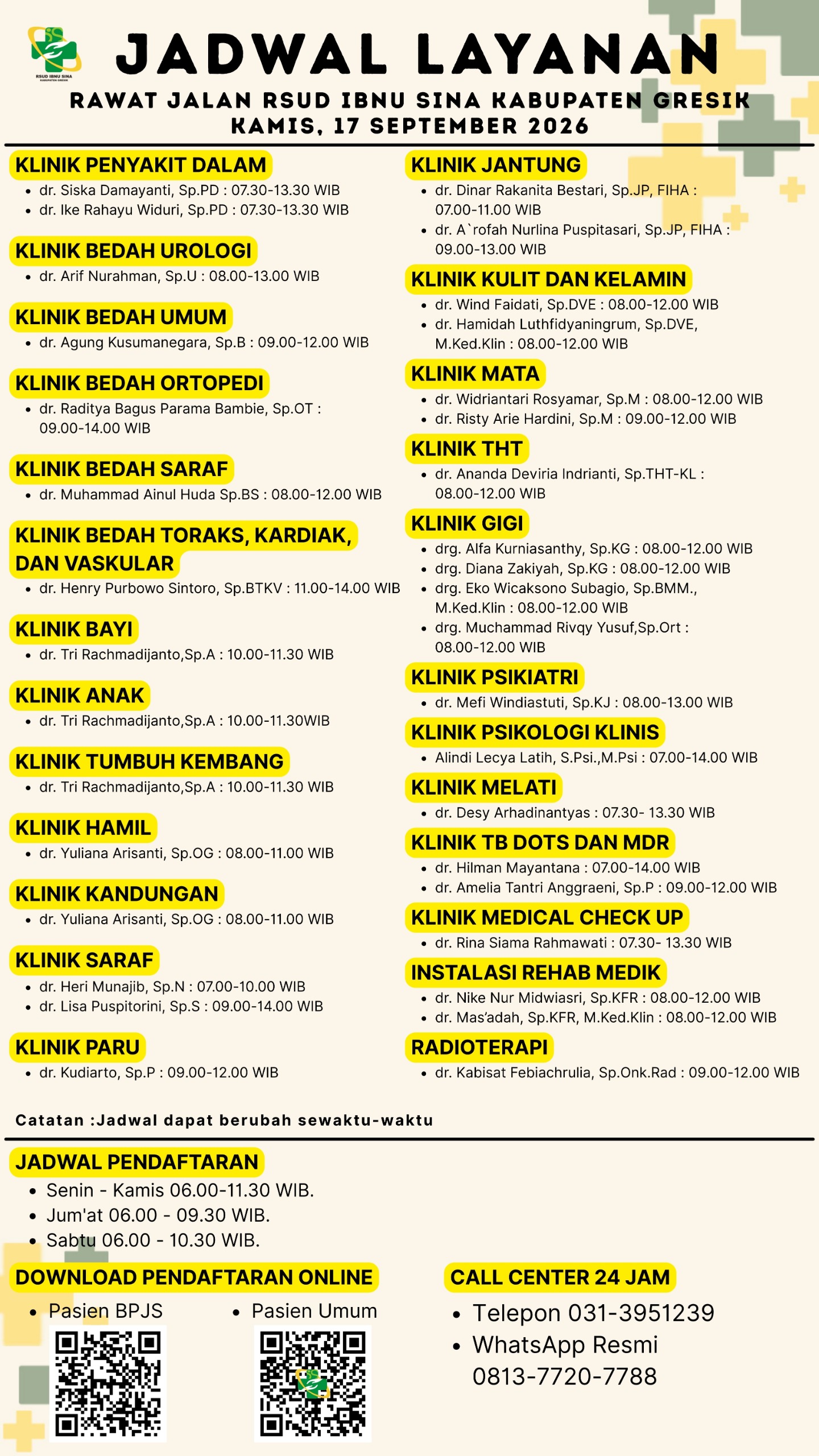 Jadwal Dokter